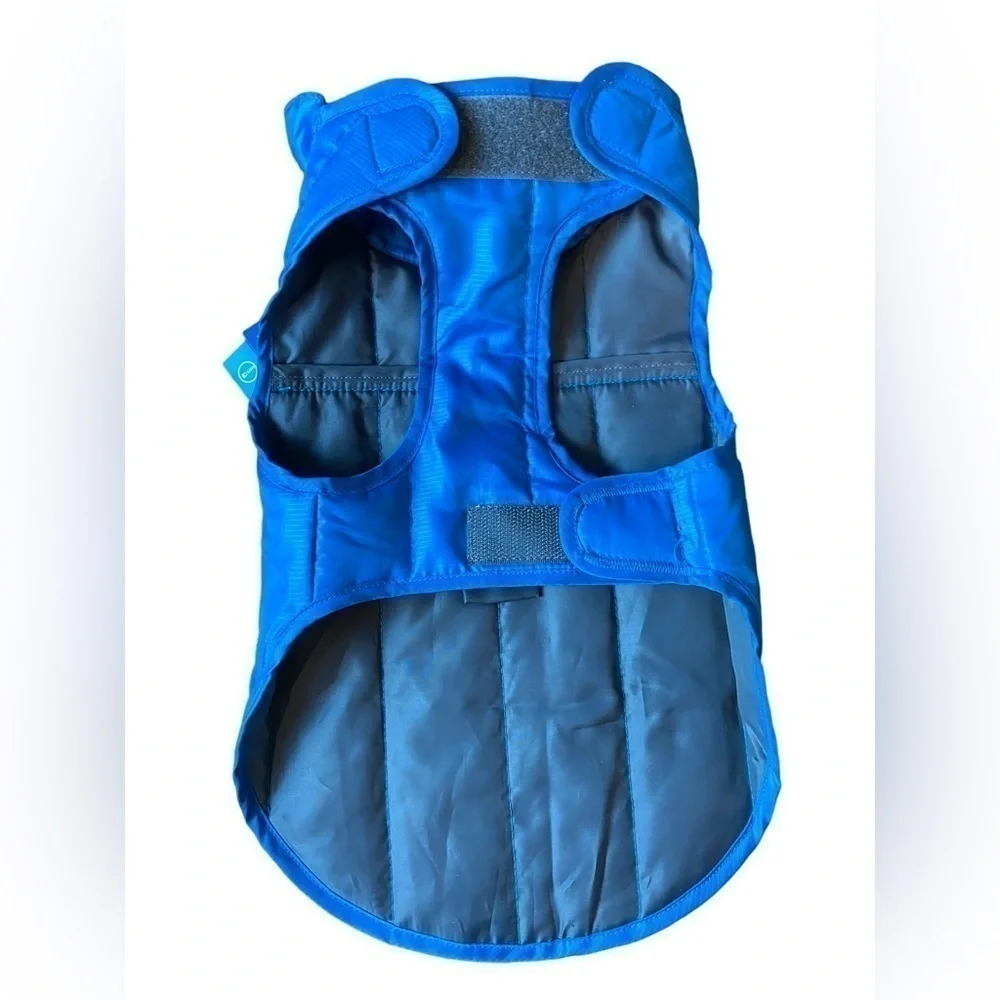 RCPETS Status Dog Puffer Jacket CYAN Blue Size XS NWT